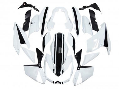 Purchase 2010-2013 Kawasaki Z1000 Motorcycle Fairings - White Black Canada