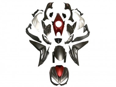 Purchase 2014-2019 Kawasaki Z1000 Motorcycle Fairings - Silver Red Matte Black Canada