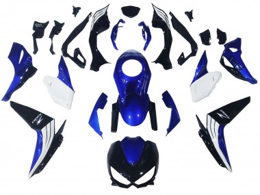 Purchase 2014-2019 Kawasaki Z1000 Motorcycle Fairings - White Blue Black Canada