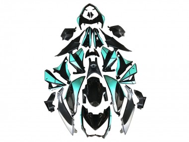 Purchase 2014-2019 Kawasaki Z1000 Motorcycle Fairings - Light Blue Glossy Black Silver Canada