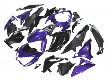 Purchase 2014-2019 Kawasaki Z1000 Motorcycle Fairings - Purple Glossy Black Matte Black Canada