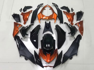 Purchase 2014-2019 Kawasaki Z1000 Motorcycle Fairings - Orange Glossy Black Matte Black Canada