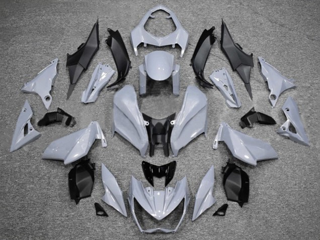 2013-2018 Kawasaki Z800 Motorcycle Fairings - Nardo Grey Black Canada