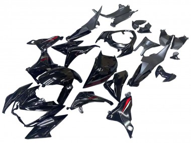 Purchase 2013-2018 Kawasaki Z800 Motorcycle Fairings - Glossy Black Red Canada