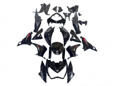 Purchase 2013-2018 Kawasaki Z800 Motorcycle Fairings - Glossy Black Red Canada