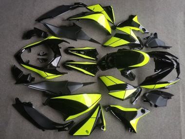 Purchase 2013-2018 Kawasaki Z800 Motorcycle Fairings - Glossy Black Neon Yellow Canada