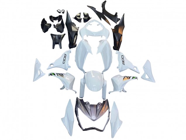 2013-2018 Kawasaki Z800 Motorcycle Fairings - White Green Silver Black Canada