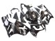 2000-2001 Kawasaki ZX12R Motorcycle Fairings - Glossy Black White Elf Snow Canada