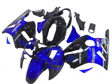 Purchase 2000-2001 Kawasaki ZX12R Motorcycle Fairings - Glossy Black Blue Monster Canada
