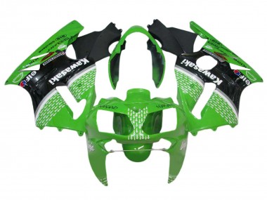 Purchase 2002-2006 Kawasaki ZX12R Motorcycle Fairings - Green Black White Canada