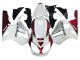 2002-2006 Kawasaki ZX12R Motorcycle Fairings - White Red Black Canada