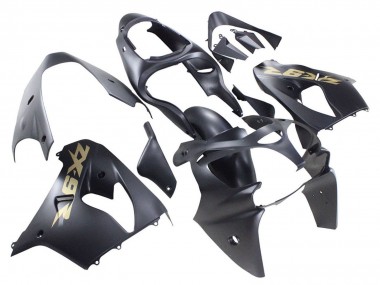 Purchase 2000-2001 Kawasaki ZX9R Motorcycle Fairings - Matte Black Gold Canada