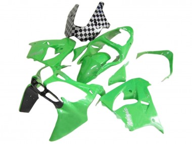 Purchase 2000-2001 Kawasaki ZX9R Motorcycle Fairings - Green Black White Ninja Canada