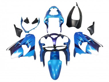Purchase 2000-2001 Kawasaki ZX9R Motorcycle Fairings - Blue Black Canada