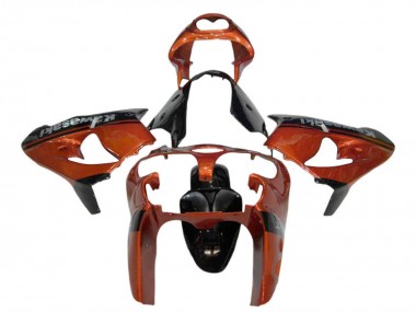 Purchase 2000-2001 Kawasaki ZX9R Motorcycle Fairing - Orange Black Canada