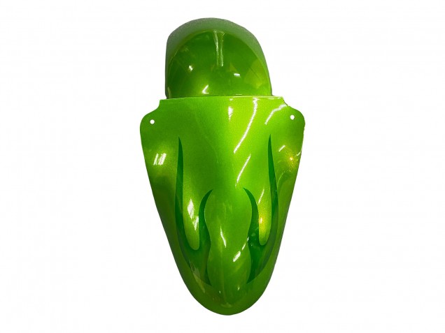 2000-2001 Kawasaki ZX9R Motorcycle Fairings - Green Flame Canada