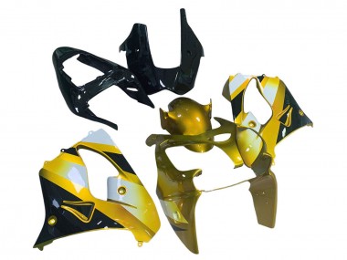 Purchase 2000-2001 Kawasaki ZX9R Motorcycle Fairings - Gold White Black Canada