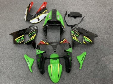 Purchase 2000-2001 Kawasaki ZX9R Motorcycle Fairings - Green Orange Black Canada