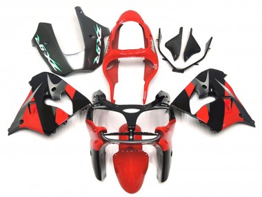 Purchase 2000-2001 Kawasaki ZX9R Motorcycle Fairings - Red Black Canada