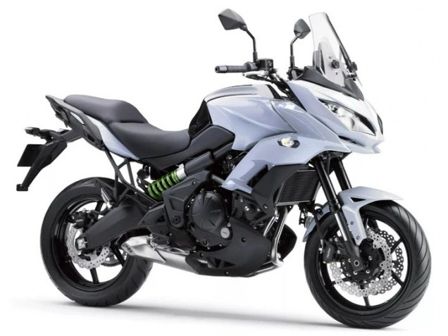 2015-2020 Kawasaki Versys 650 Motorcycle Fairings - White Matte Black Canada