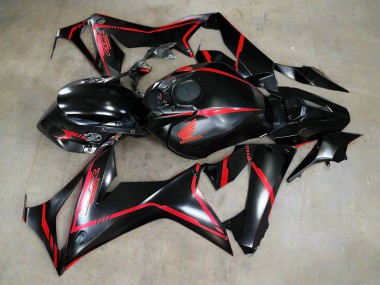 Purchase 2019-2020 Honda CBR650R Motorcycle Fairings - Glossy Black Red Stripe Canada