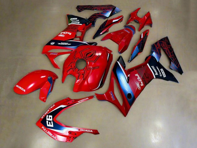 2019-2020 Honda CBR650R Motorcycle Fairings - Red White Dark Blue HRC Pull&Bear 93 Canada