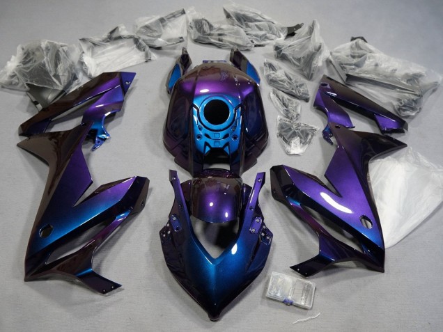 2021-2023 Honda CBR650R Motorcycle Fairings - Chameleon Blue Purple Canada