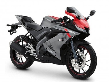 Purchase 2018-2024 Yamaha YZF R15 Motorcycle Fairings - Matte Grey Red Canada