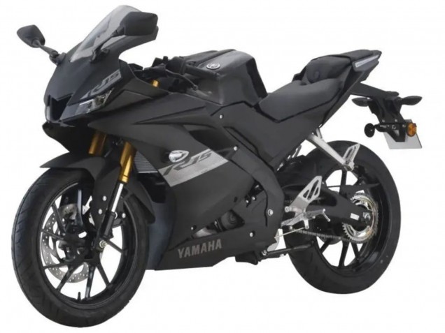 2018-2024 Yamaha YZF R15 Motorcycle Fairings - Matte Black Silver Canada