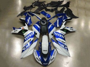 Purchase 2015-2018 Yamaha YZF R3/R25 Motorcycle Fairings - White Blue Yamalube ENEOS Monster Canada