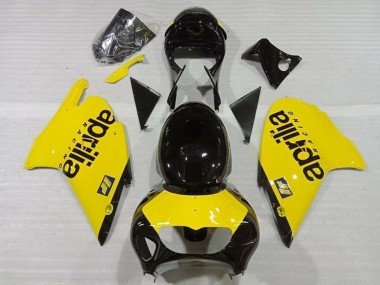 Purchase 1999-2004 Aprilia RS250 Motorcycle Fairings - Yellow Glossy Black Canada