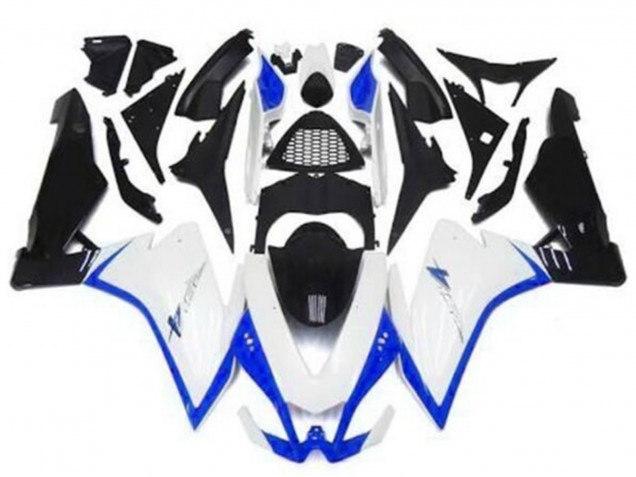 2009-2015 Aprilia RSV4 1000 Motorcycle Fairings - White Blue Black Canada