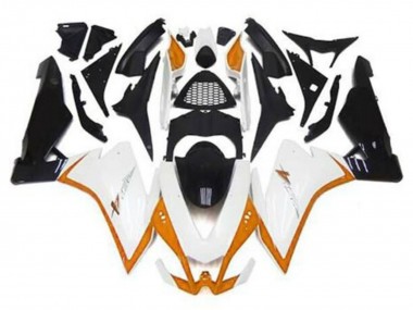 Purchase 2009-2015 Aprilia RSV4 1000 Motorcycle Fairings - White Orange Black Canada
