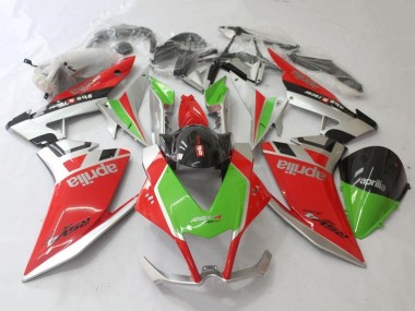 Purchase 2009-2015 Aprilia RSV4 1000 Motorcycle Fairing - Red Silver Green Black Canada
