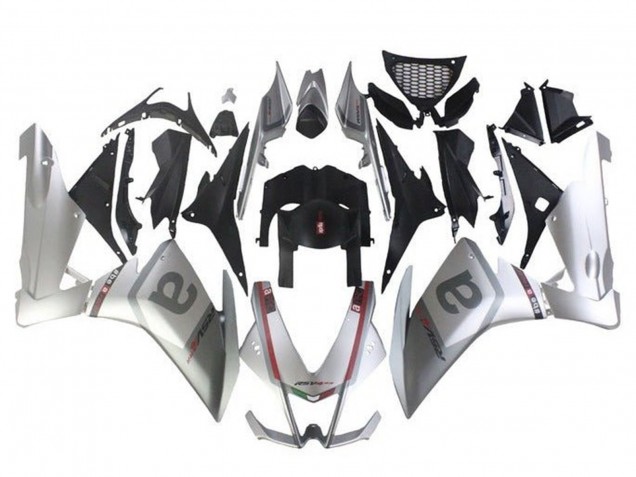 2009-2015 Aprilia RSV4 1000 Motorcycle Fairings - Silver Grey Black Red Canada