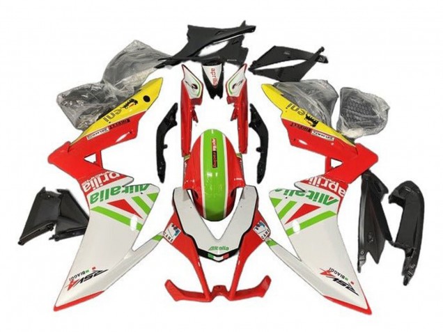 2009-2015 Aprilia RSV4 1000 Motorcycle Fairings - White Red Green Yellow Canada
