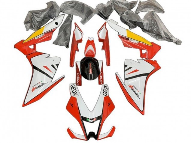 2009-2015 Aprilia RSV4 1000 Motorcycle Fairing - White Red Black Yellow Canada