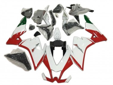 Purchase 2009-2015 Aprilia RSV4 1000 Motorcycle Fairings - Red White Green Canada