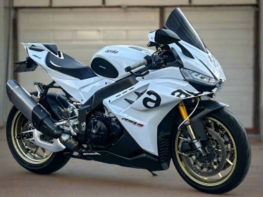 Purchase 2021-2024 Aprilia RSV4 1100 Motorcycle Fairings - White Black Canada