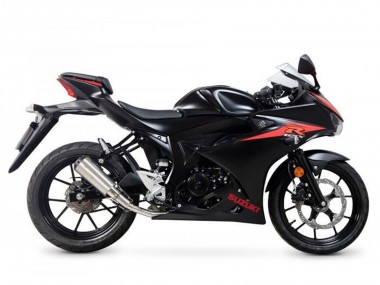 Purchase 2017-2025 Suzuki GSXR125 Motorcycle Fairings - Black Red Stripe Canada