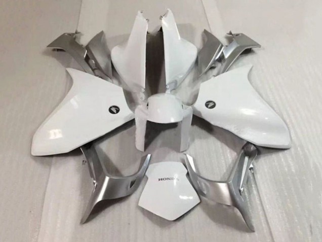 2010-2014 Honda VFR 1200 Motorcycle Fairing - Silver White Canada