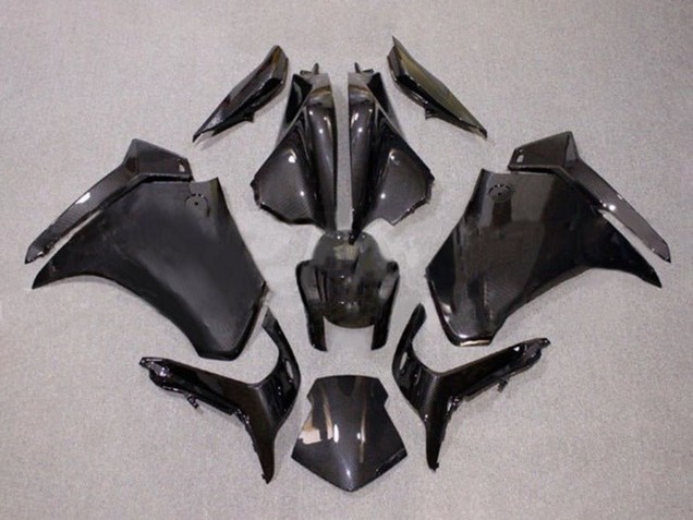 2010-2014 Honda VFR 1200 Motorcycle Fairings - Black Carbon Fiber Canada