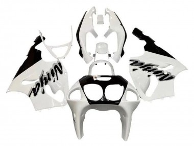 Purchase 1996-2003 Kawasaki ZX7R Motorcycle Fairings - White Black Canada