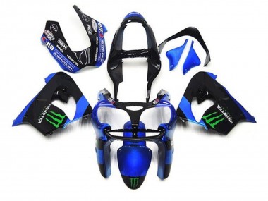 Purchase 2002-2003 Kawasaki ZX9R Motorcycle Fairings - Blue Black Green Monster Canada