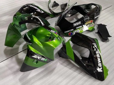 Purchase 2002-2003 Kawasaki ZX9R Motorcycle Fairings - Green Black Elf Canada