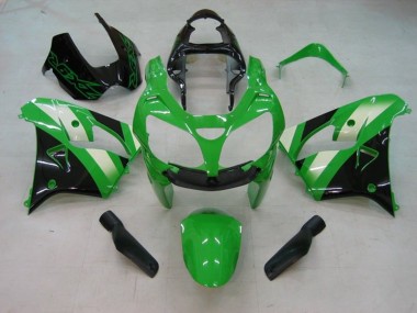 Purchase 2002-2003 Kawasaki ZX9R Motorcycle Fairing - Green White Black Canada