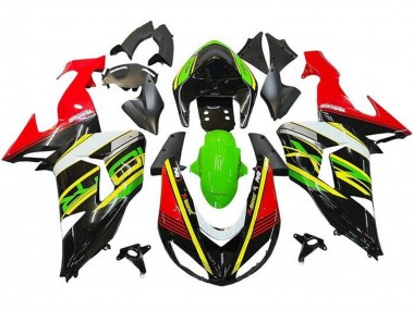 Purchase 2006-2007 Kawasaki ZX10R Motorcycle Fairings - Red Green Yellow Black Canada