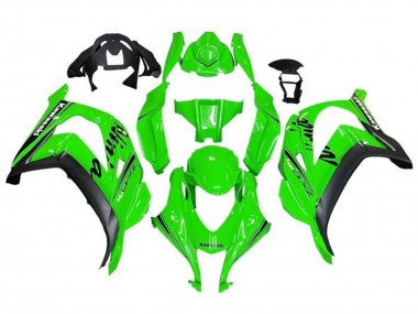 Purchase 2016-2020 Kawasaki ZX10R Motorcycle Fairings - Green Black Canada