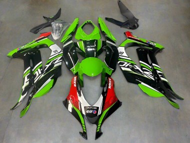 Purchase 2016-2020 Kawasaki ZX10R Motorcycle Fairings - Green Black Red White Elf Canada