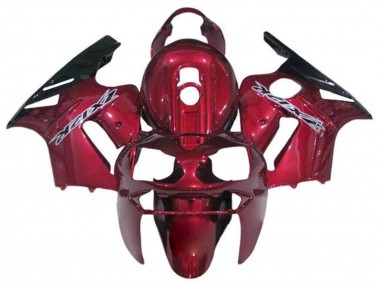 Purchase 2000-2001 Kawasaki ZX12R Motorcycle Fairings - Candy Red Black White Canada